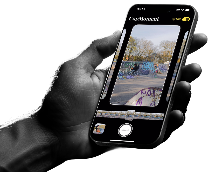 CapMoment App on iPhone
